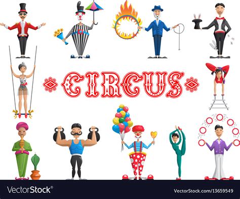 (A tent is a top plus some walls, so the big top would be the largest tent on the lot. . Names for circus performers